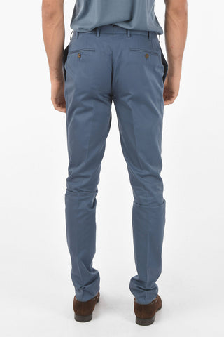 Cotton Cashmere ACADEMY Single-pleated Chino Pants