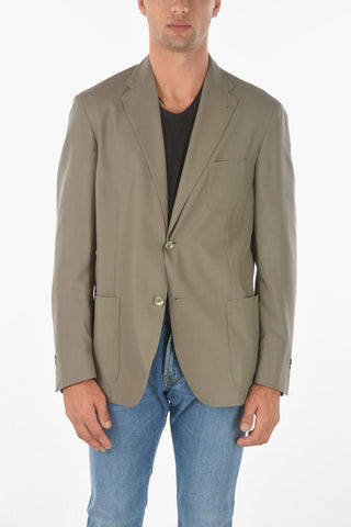 Silk IDENTITY Blazer with Notch Lapel