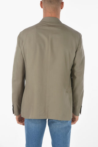 Silk IDENTITY Blazer with Notch Lapel