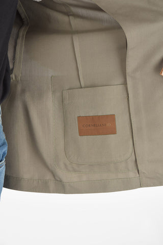 Silk IDENTITY Blazer with Notch Lapel