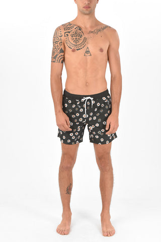 Printed FLOWER Boxer Swimsuit