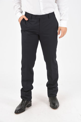 Pantaloni Slack ACADEMY CERIMONY in Lana Vergine a 4 Tasche