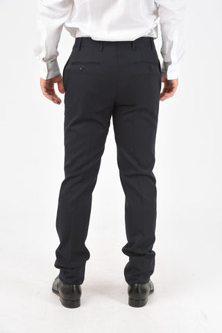 Pantaloni Slack ACADEMY CERIMONY in Lana Vergine a 4 Tasche