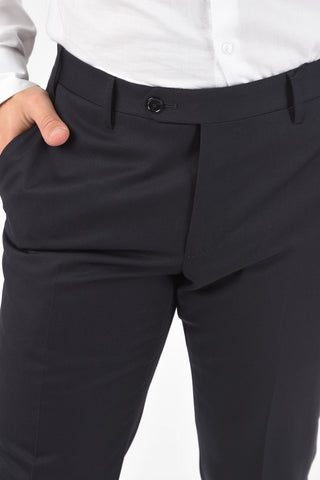 Pantaloni Slack ACADEMY CERIMONY in Lana Vergine a 4 Tasche