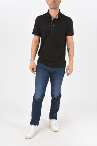 3 Button Silk Polo