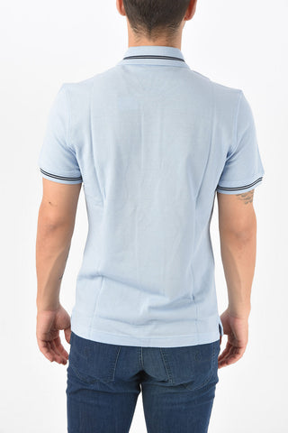 ID Flush Breast-pocket PIQUET Cotton Polo