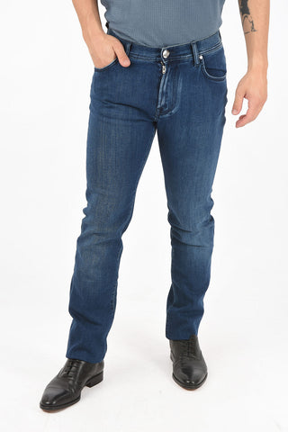 ID LUXURY DENIM Dark-wash 5-pocket Jeans 18cm