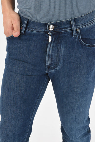 ID LUXURY DENIM Dark-wash 5-pocket Jeans 18cm