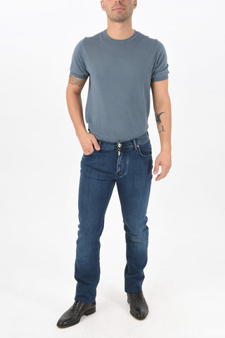 ID LUXURY DENIM Dark-wash 5-pocket Jeans 18cm