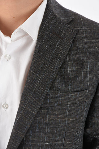 CC COLLECTION Blazer REFINED in Misto Lana Vergine Lino