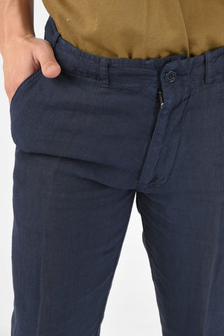 ID Linen Pants with Drawstrings