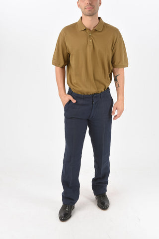 ID Linen Pants with Drawstrings