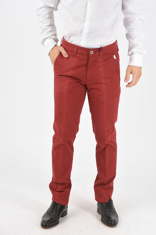 ID Pantaloni Chino in Cotone Stretch a 4 Tasche