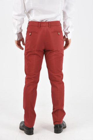 ID Pantaloni Chino in Cotone Stretch a 4 Tasche