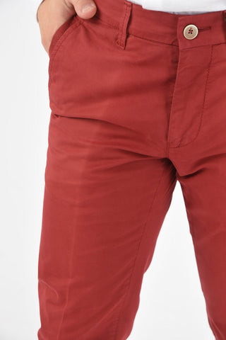 ID Pantaloni Chino in Cotone Stretch a 4 Tasche