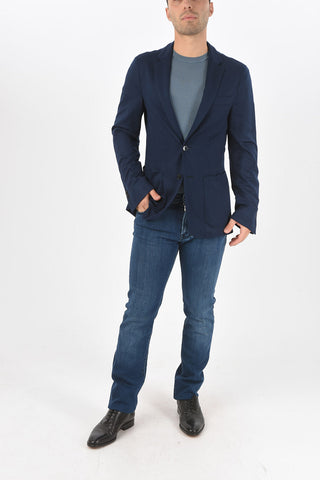 ID Blazer Sfodrato con Tasche a Toppa