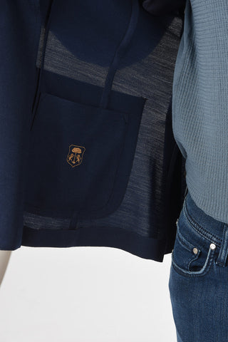 ID Blazer Sfodrato con Tasche a Toppa