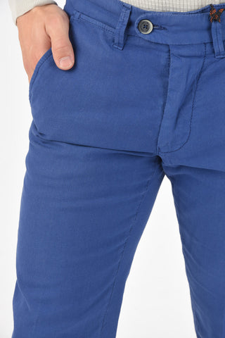 ID Flax Blend YUCATAN Chino Pants with 5 Pockets