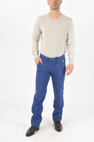ID Flax Blend YUCATAN Chino Pants with 5 Pockets