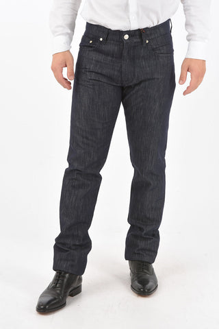ID Jeans mit 5 Taschen aus Baumwolle und Seide