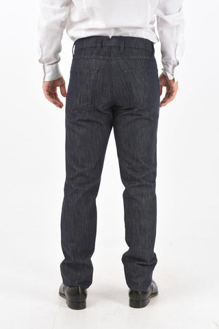 ID Jeans mit 5 Taschen aus Baumwolle und Seide