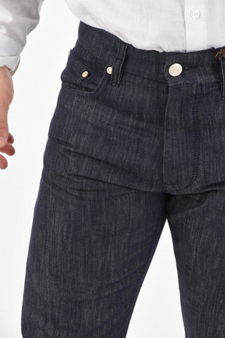 ID Jeans mit 5 Taschen aus Baumwolle und Seide