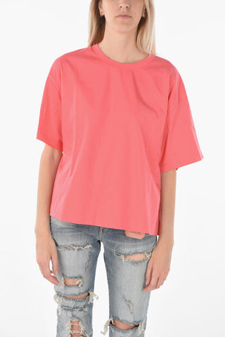 back zip crew-neck T-BOWLY-A1 t-shirt