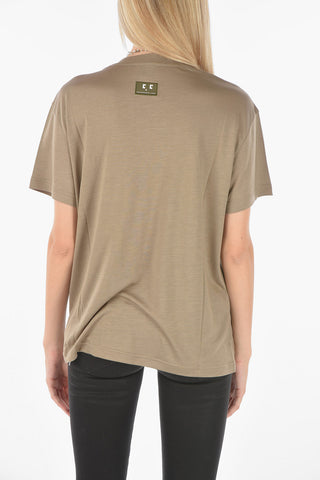 Solid Color T-ENKA-C.C  T-shirt