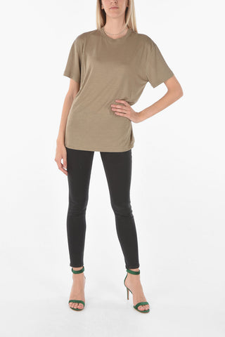 Solid Color T-ENKA-C.C  T-shirt