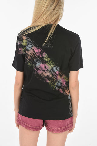 tie dye effect T-JUST-A40 crew-neck t-shirt