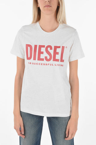 T-shirt Girocollo T-SILY-ECOLOGO con Maxi Logo
