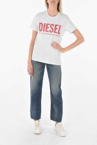 T-shirt Girocollo T-SILY-ECOLOGO con Maxi Logo