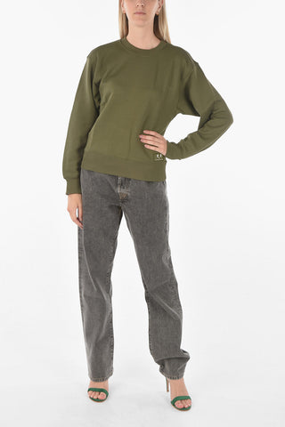 Crewneck F-LYM Sweatshirt with Logo Print