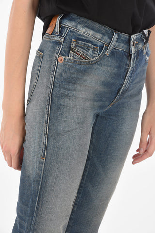 Jeans D-JOY a 5 Tasche Slim Fit a Vita Regolare
