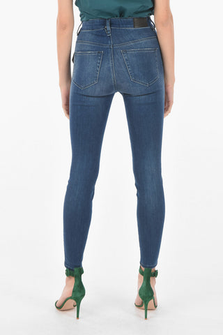 High Waist 5 Pockets D-SLANDY-HIGH Super Skinny Fit Jeans
