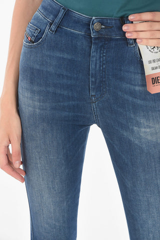 High Waist 5 Pockets D-SLANDY-HIGH Super Skinny Fit Jeans