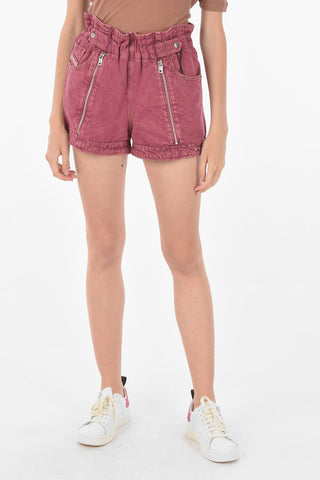 high waist denim DE-KUNAP-SP1 shorts