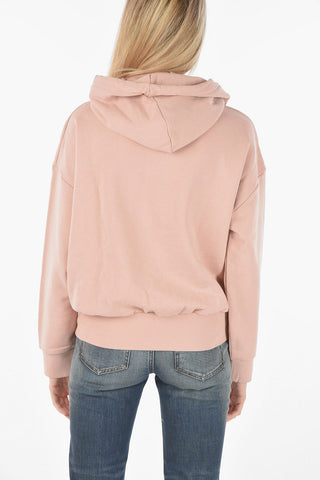 Hooded F-MAGDALENA Sweatshirt with Lettering Print