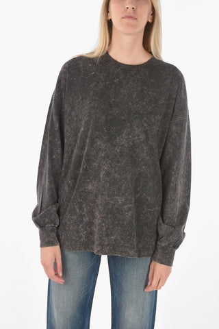 Long Sleeve Tie Dye Effect T-BLONG T-shirt