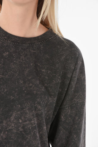 Long Sleeve Tie Dye Effect T-BLONG T-shirt