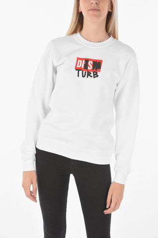 Hooded F-ANGS Sweatshirt with Logo Print