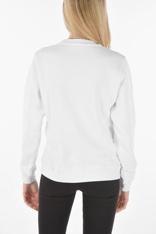 Hooded F-ANGS Sweatshirt with Logo Print
