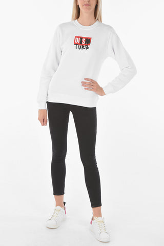 Hooded F-ANGS Sweatshirt with Logo Print