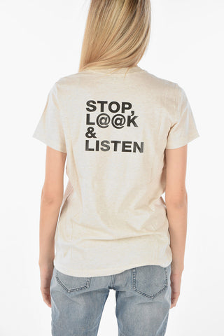 back printed T-SILY-B1 T-shirt