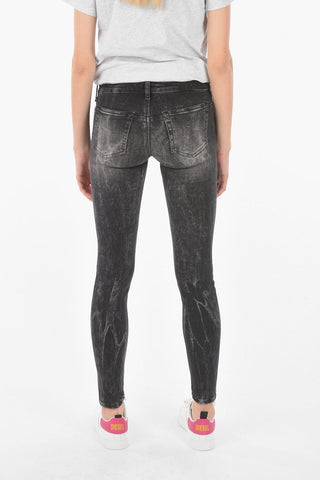 Low Waist D-JEVEL-Z Slim Fit Jeans with ankle Zip