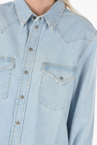 denim DE-RINGY shirt with breast pockets