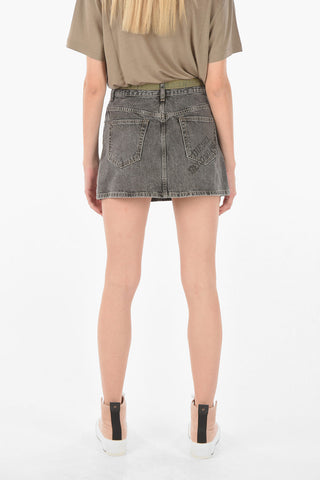 Two-Tone Denim D4D Mini Skirt