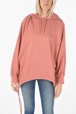 Hooded F-JUSTINA Sweatshirt with SIde Drawstrings