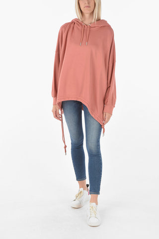 Hooded F-JUSTINA Sweatshirt with SIde Drawstrings