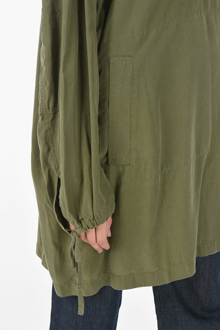  Solid Color 2 Pockets C-CABIRIA shirtdress